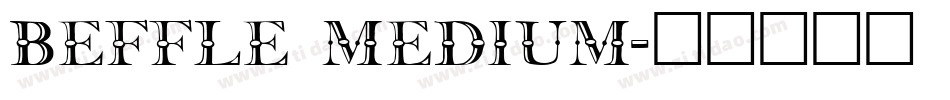 Beffle Medium字体转换